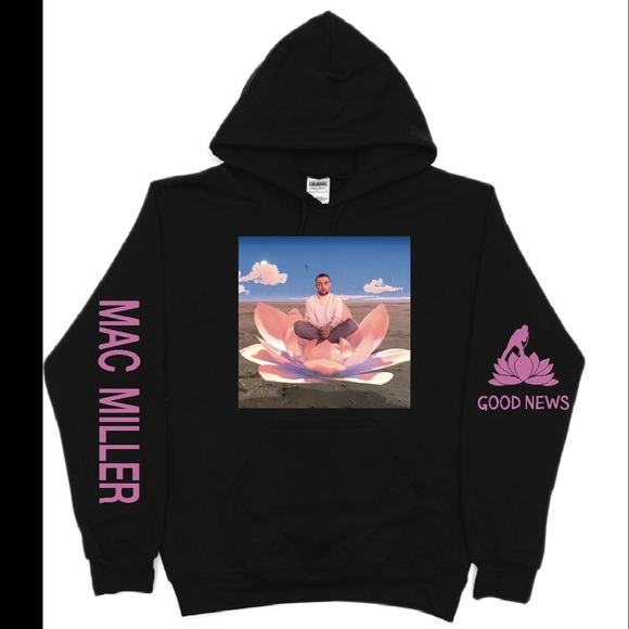Mac Miller Good News Cover Hoodie New S-5XL - Picture 1 of 1